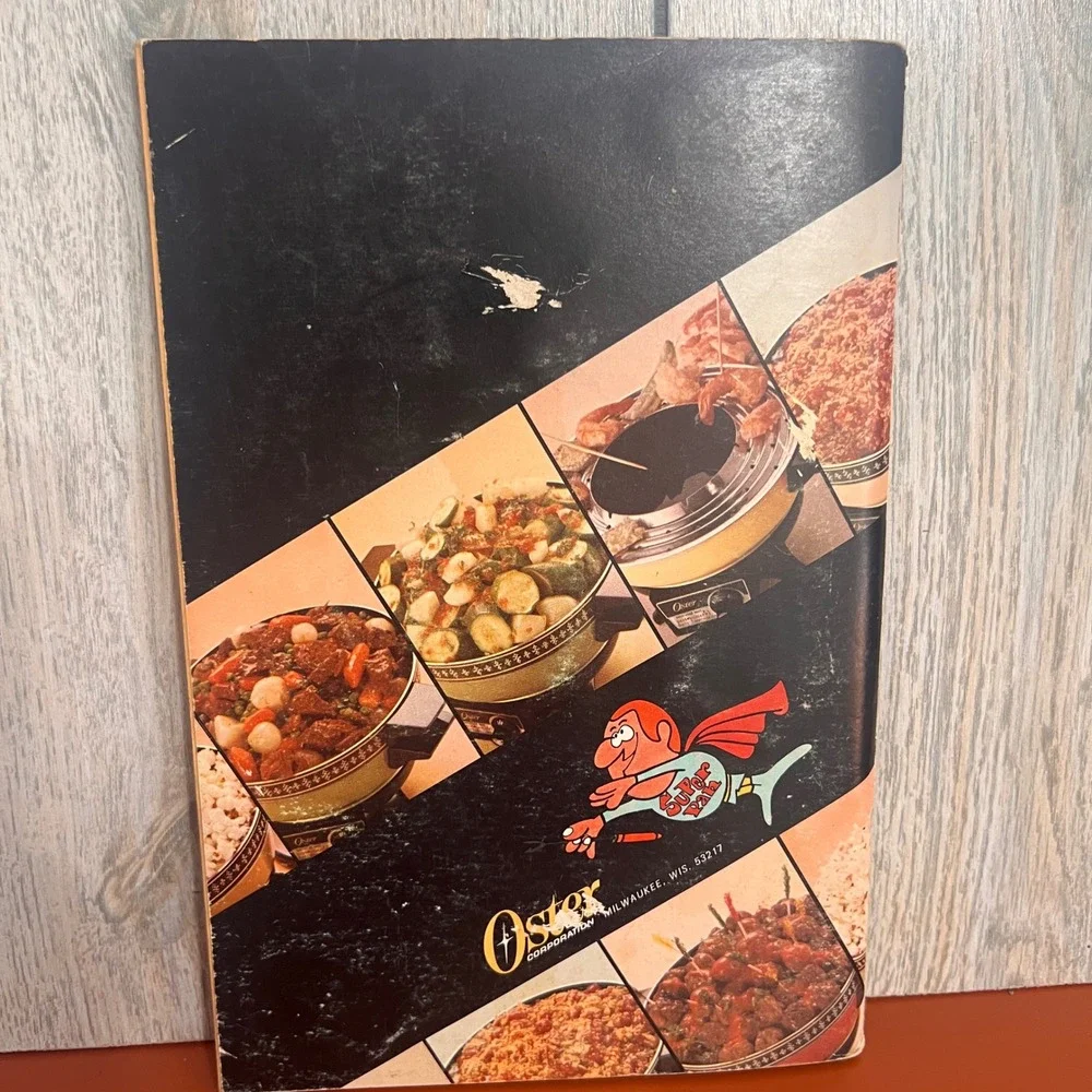 Vintage Oster Super Pan All-Purpose Mealmaker Buffet Cooker Server Cookbook